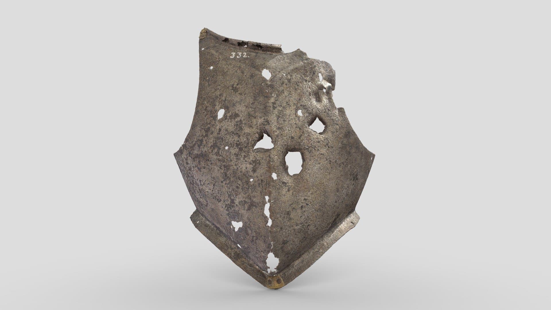 Archeologiemuseum Huis van Hilde — Borstkuras | breastplate, cuirass (ca 1550-1600)