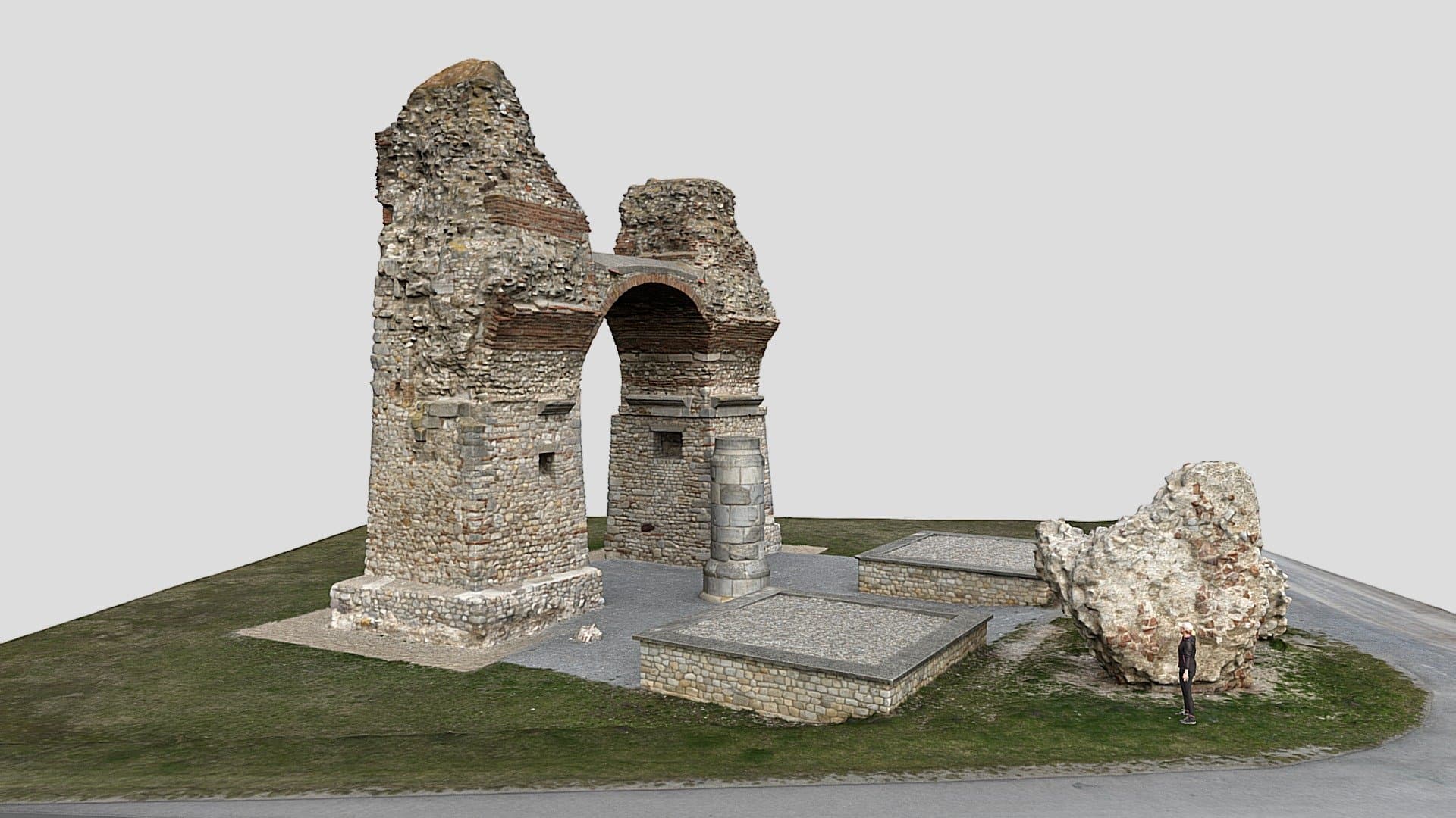 noe-3d.at — The Heidentor in Petronell-Carnuntum