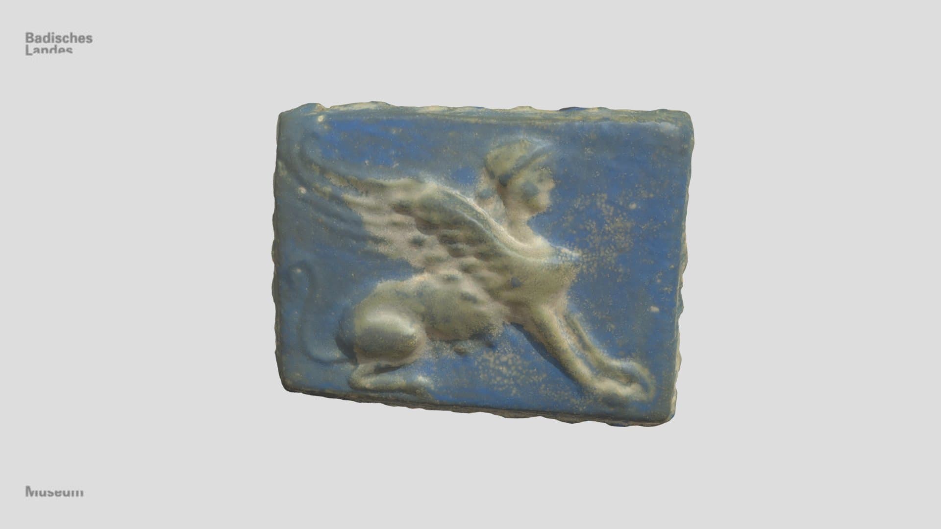 Zierplatte mit Darstellung einer Sphinx