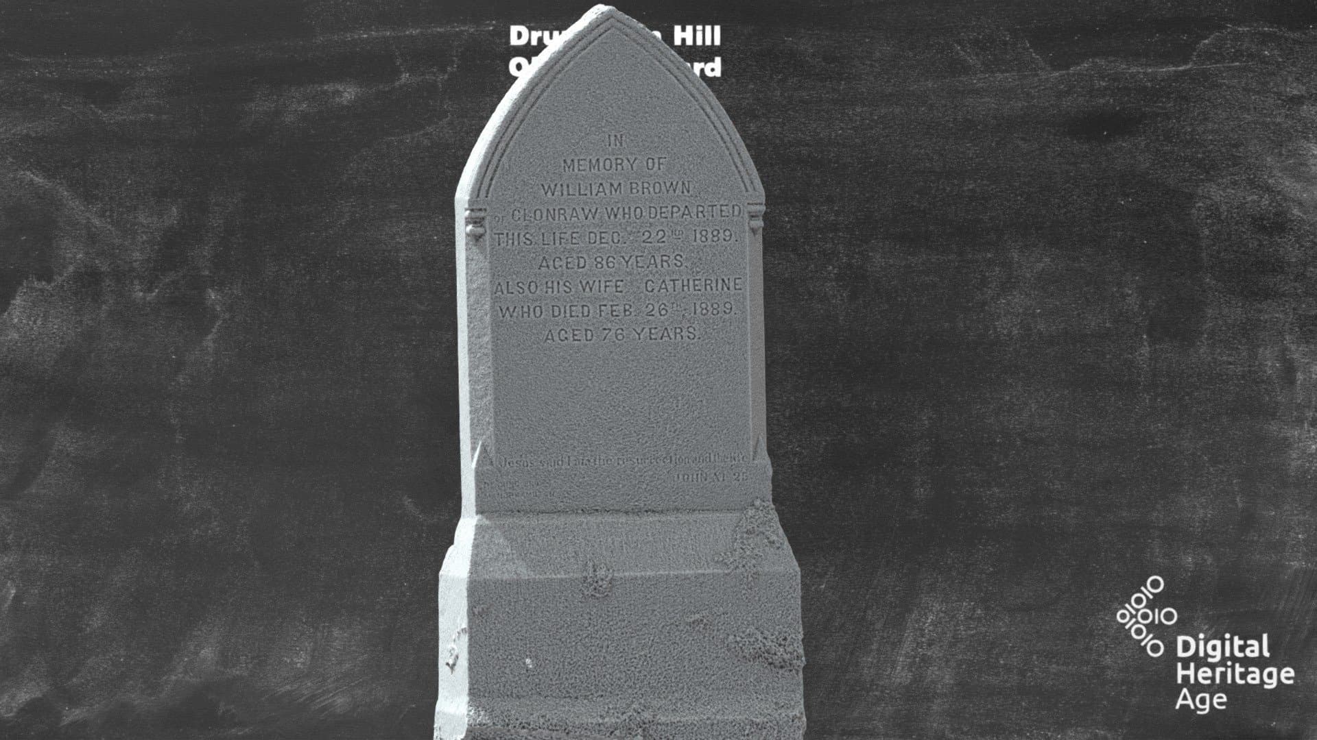 Drumgoon Hill - Old Graveyard - Headstone 205