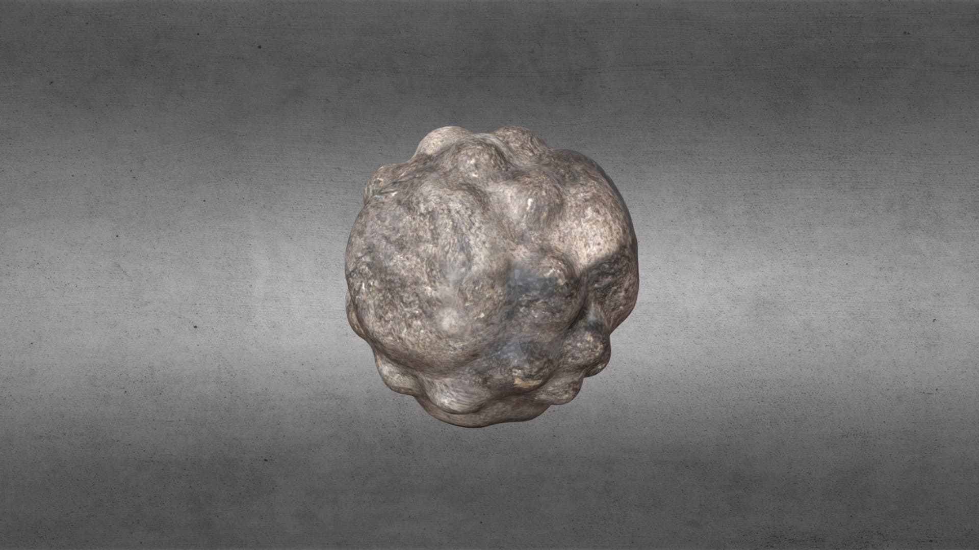Carved stone ball