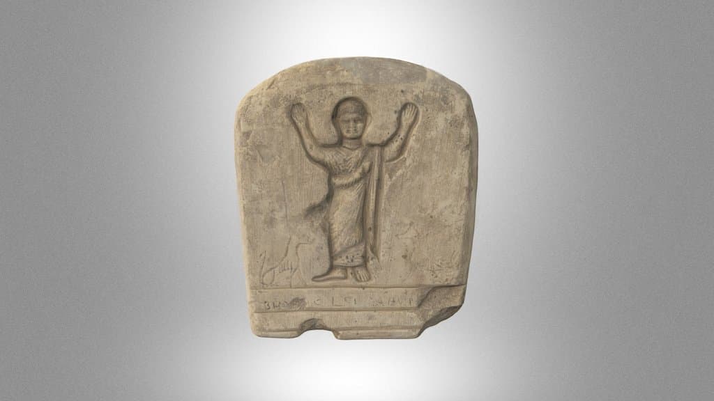 Stela of Bes from Kom Abu Billou