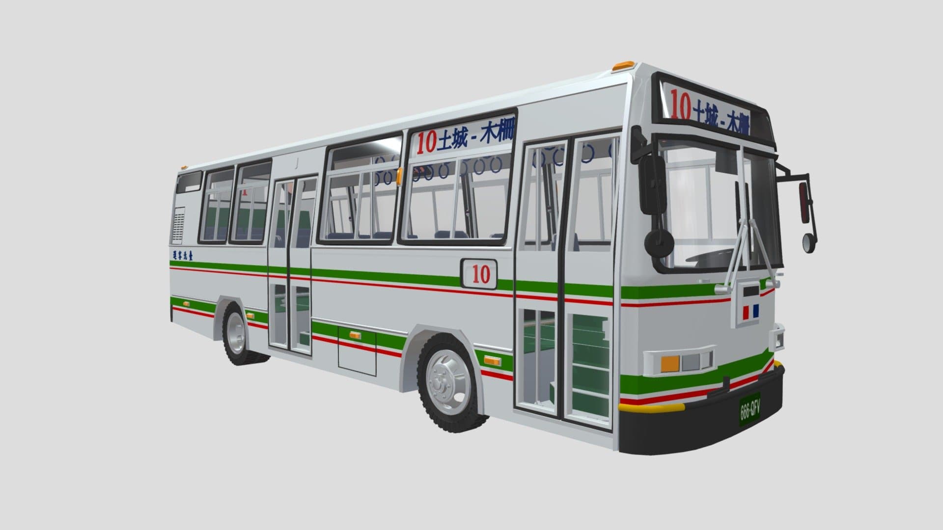 Taipei 1980s Bus (HINO 2000 ERK2JMB)