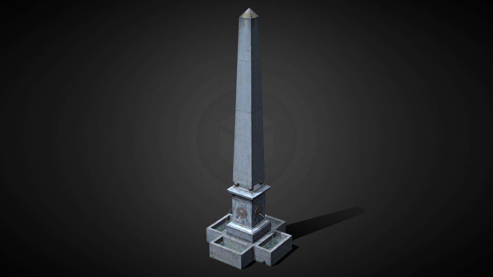 Obelisk Fountain [Nivelles, Belgium]