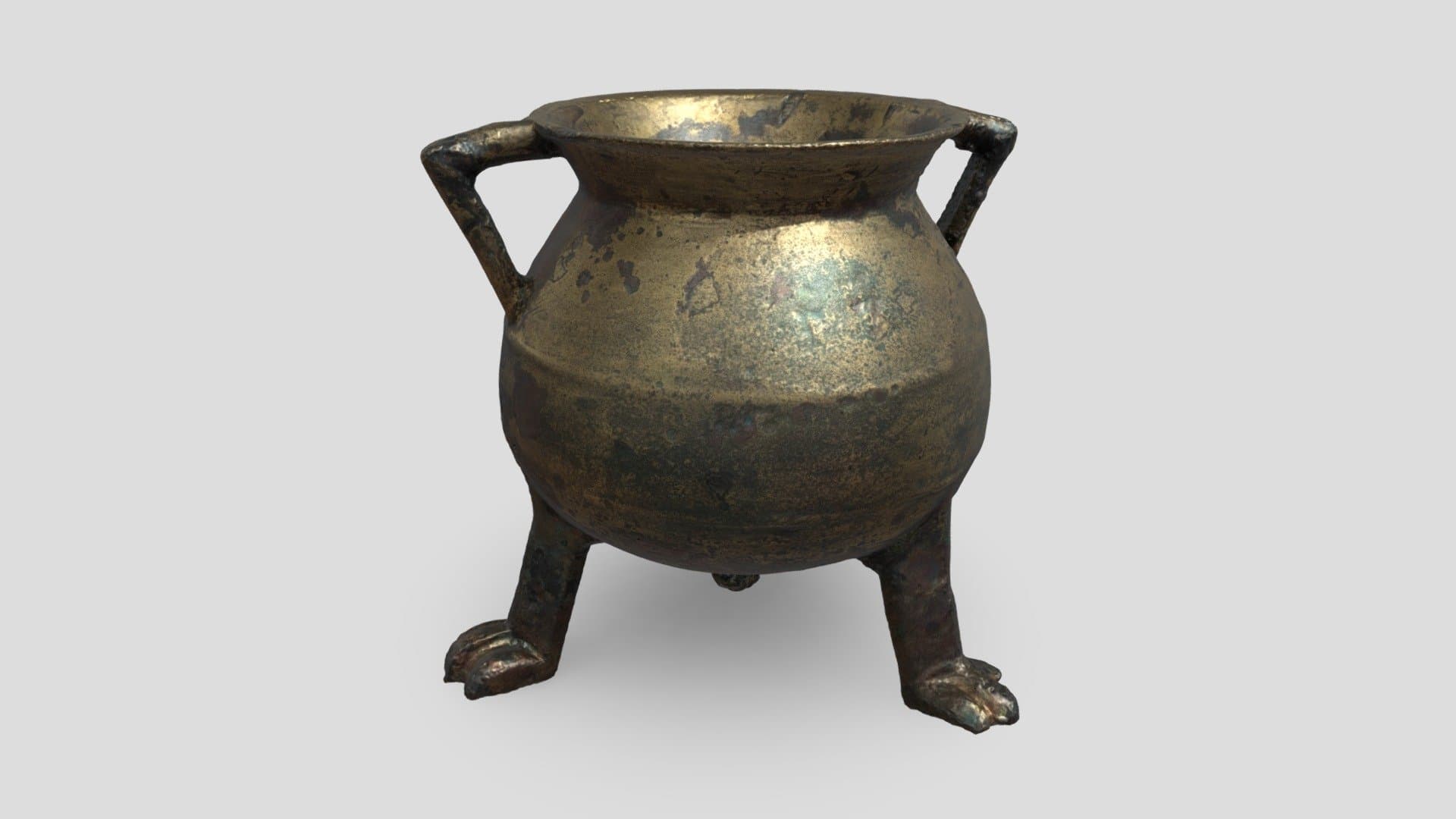 Kookpot, grape |  tripod pot (1325-1351)
