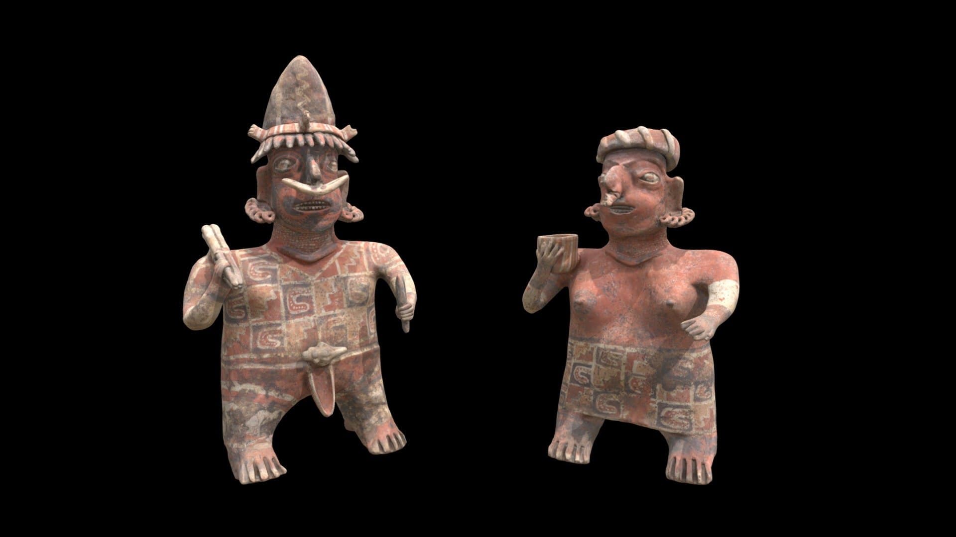 1990.266 Pair of Standing Figures