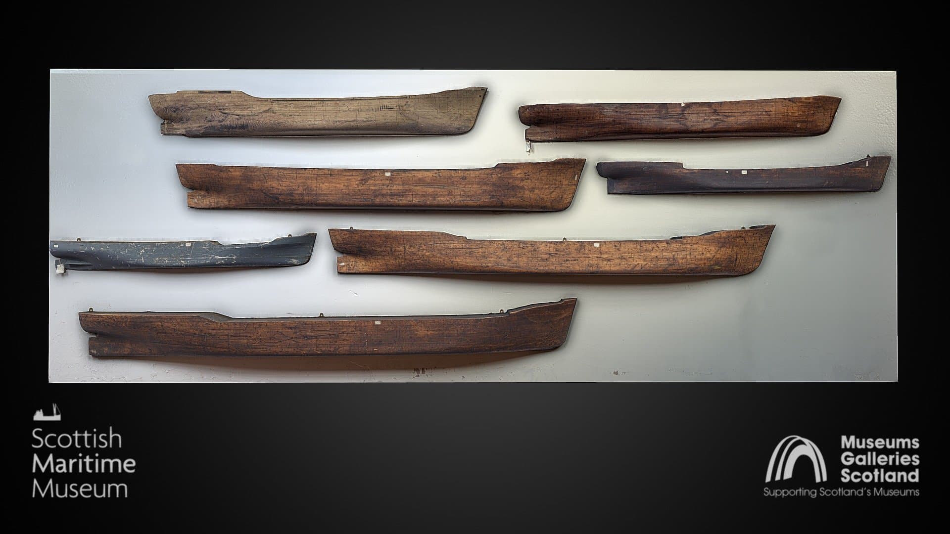 Seven Half Hull Models