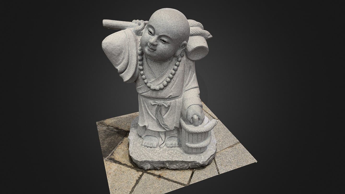 Monk Statue (Kek Lok Si Buddhist Temple, Penang)