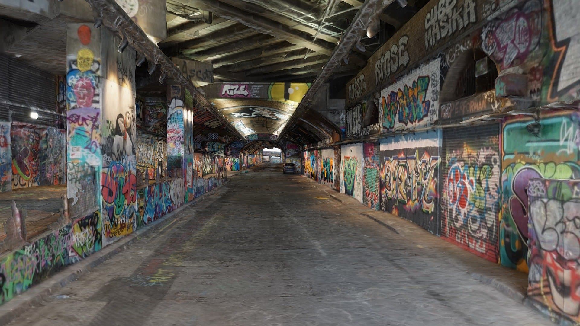 Leake Street Graffiti Tunnel