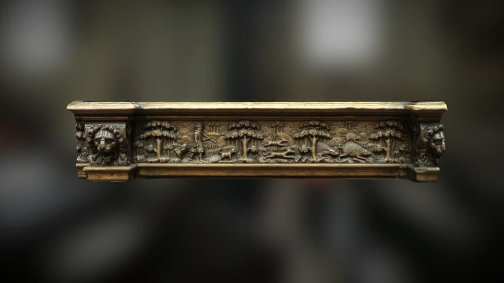 Ornamental cabinet [detail], Rijksmuseum
