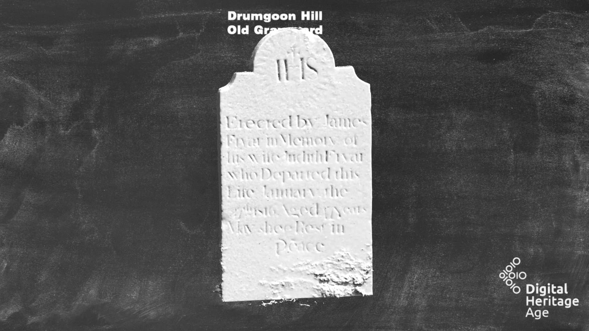 Droomgoon Hill Old Graveyard - Headstone 122