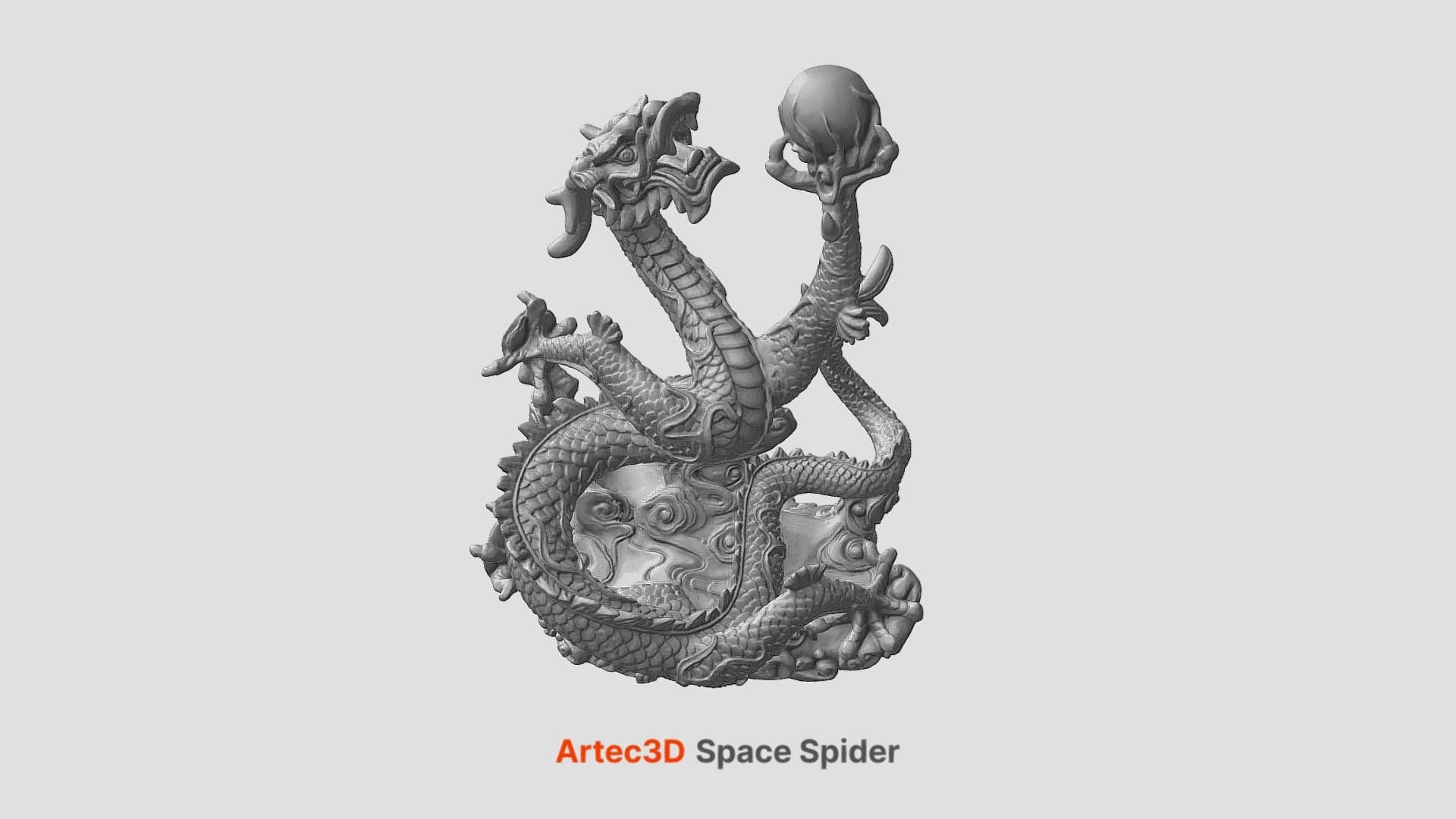 Dragon with pearl