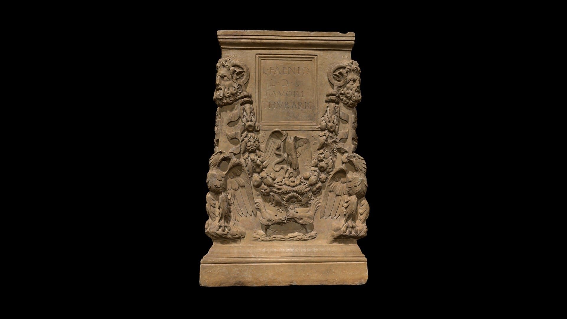The National Museum of Antiquities — Grafaltaar voor Faenius Favor