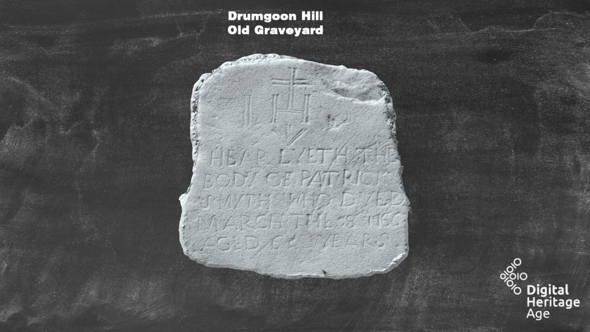 Drumgoon Hill - Old Graveyard Headstone 470