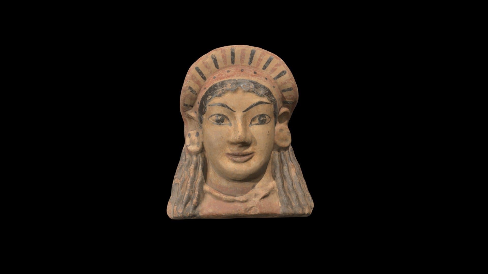 2024.56 Antefix in the Form of a Maiden