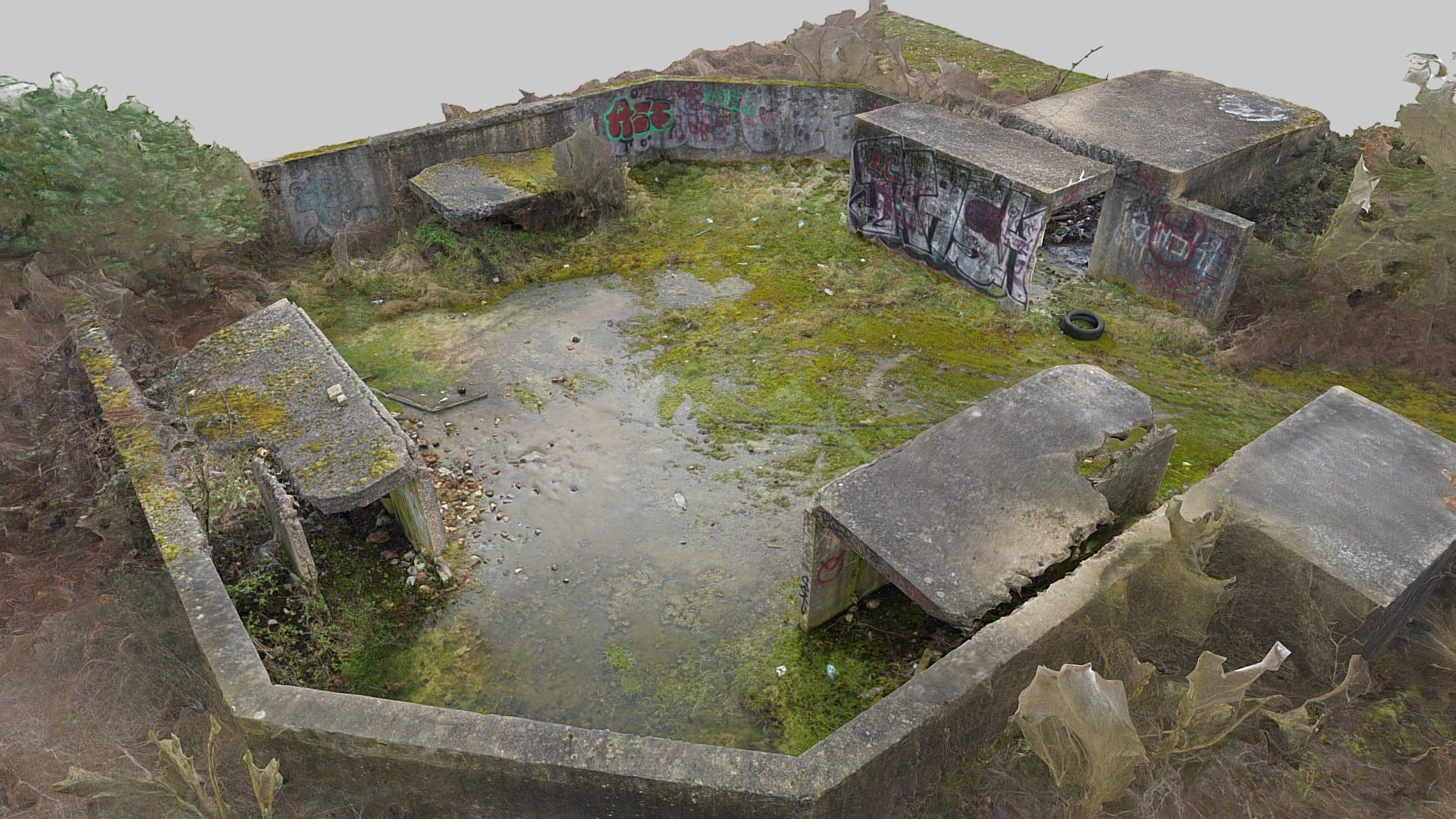 Halls Green HAA Emplacement