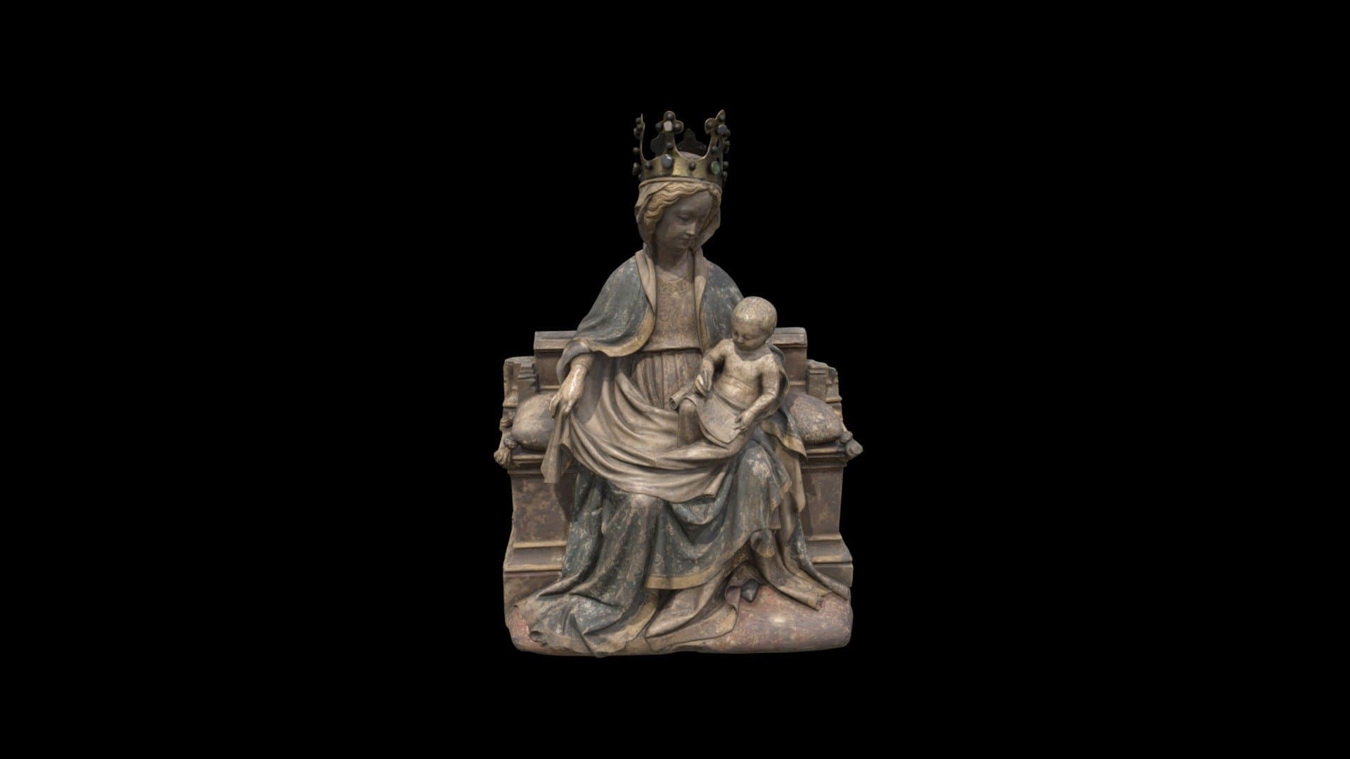 1970.13 Enthroned Virgin with Christ Child
