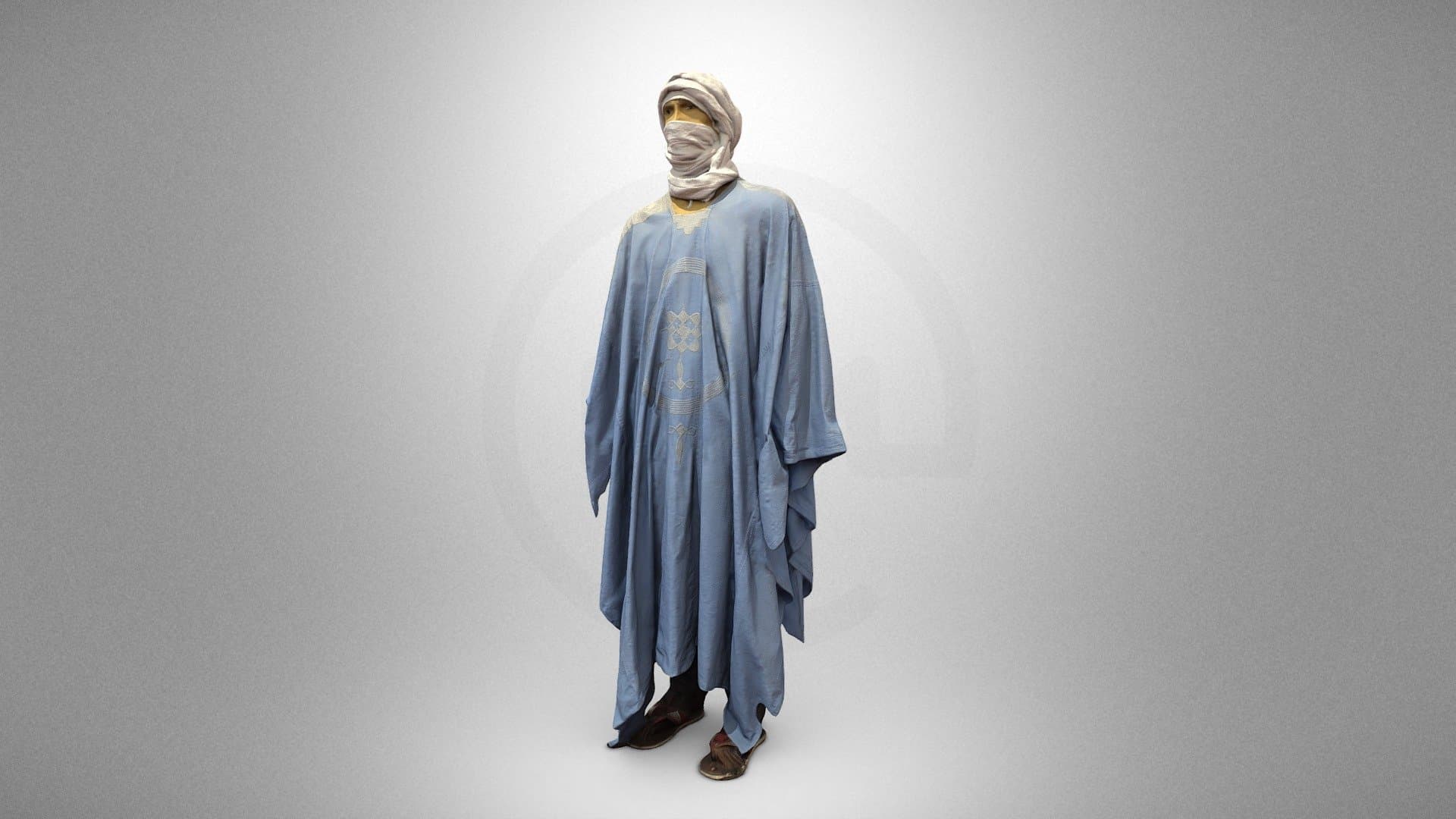 “Tekamist” men’s attire and “Tagulemust”- turban