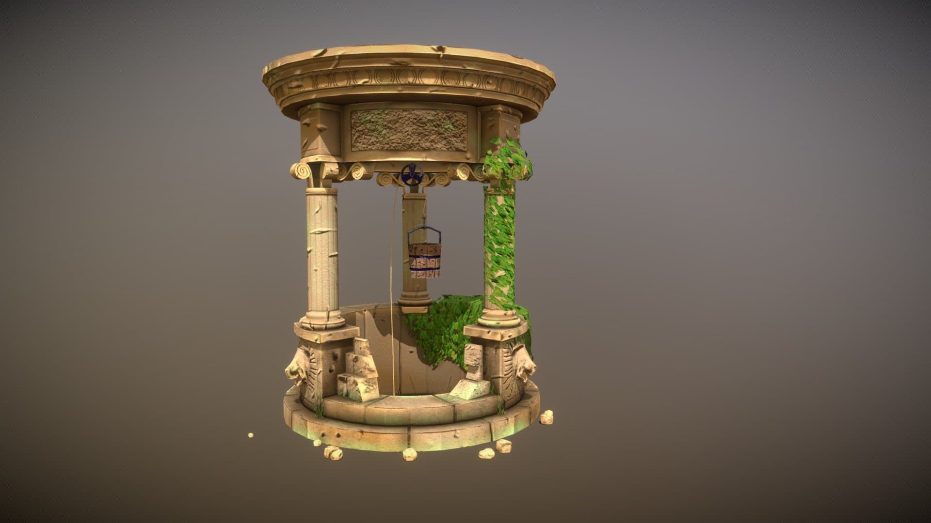 Fantasy Deserted Well