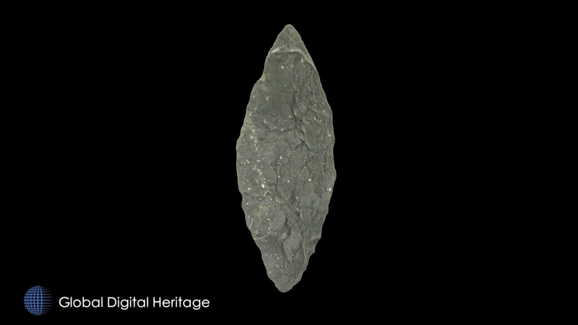 XPM-098. Hafted Biface. Sapsuk River, Alaska