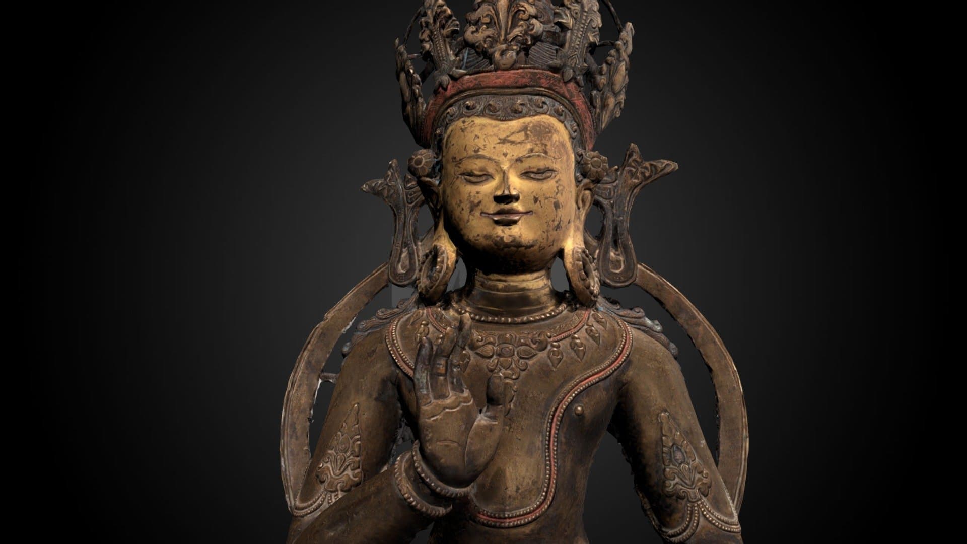 Tibetan Amoghasiddhi Buddha, 13th C CE