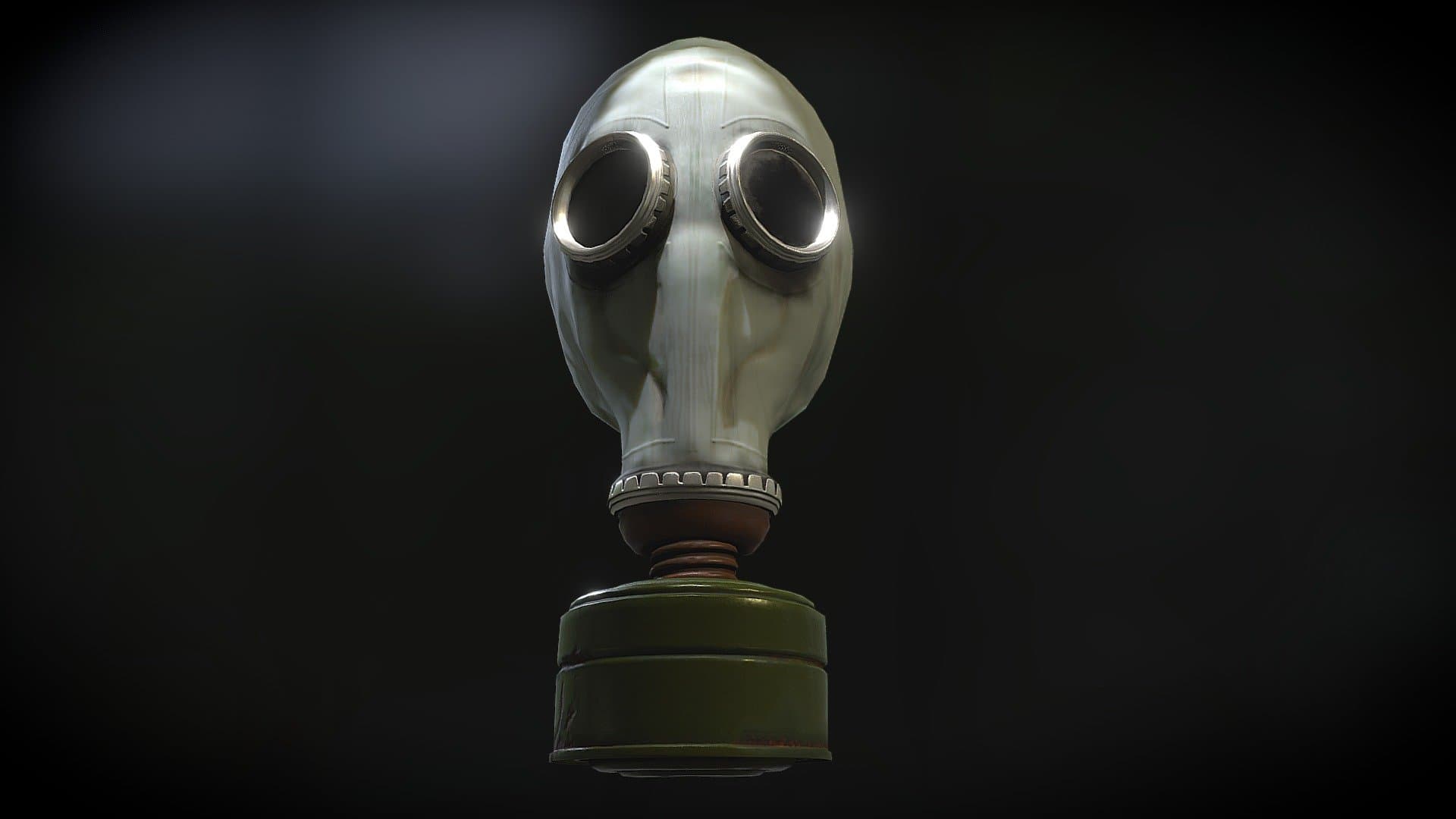 Russian GP-5  Gas Mask - (Filter Damaged)