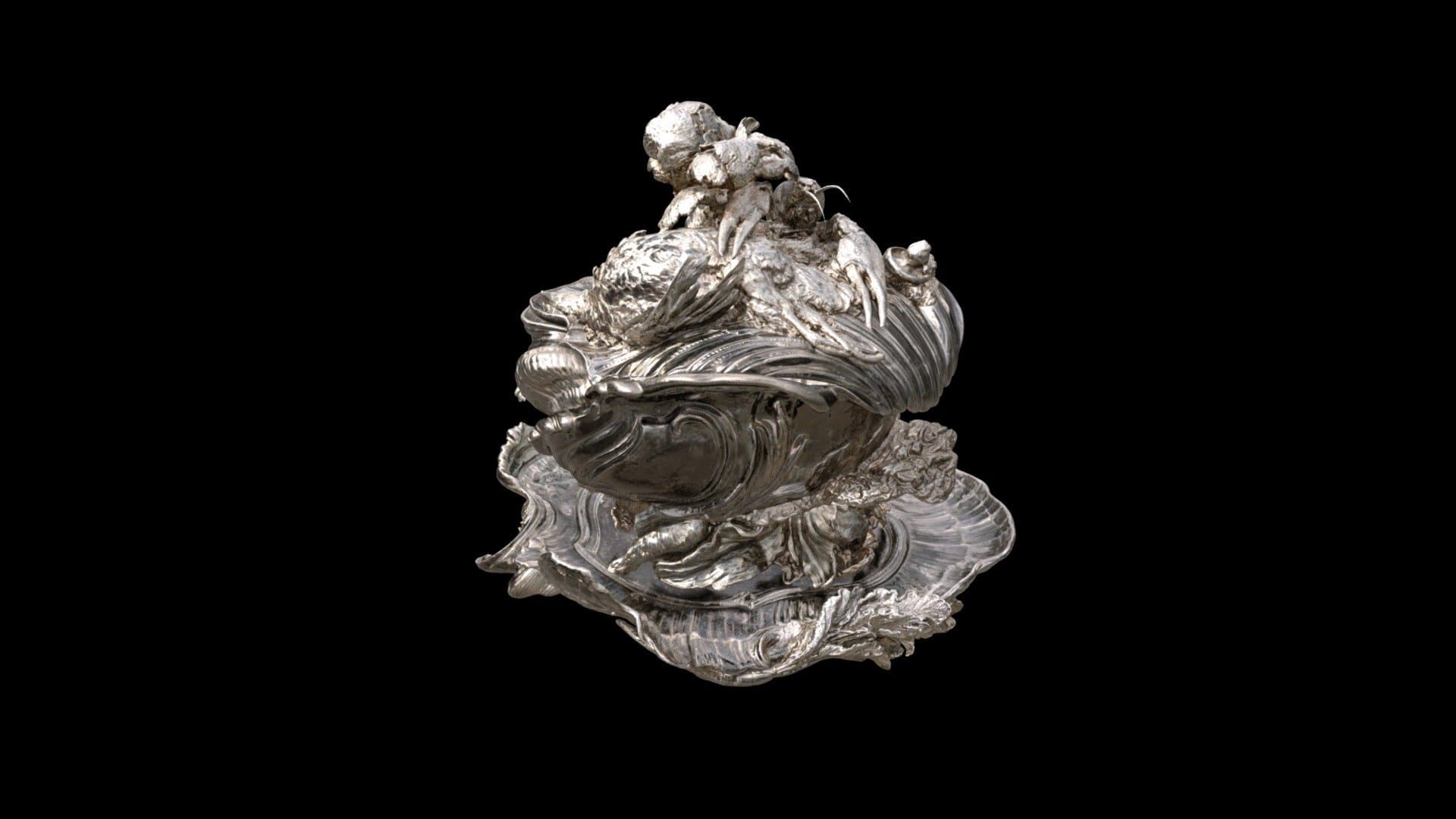 1977.182 Covered Tureen on Stand (Pot-à-oille)