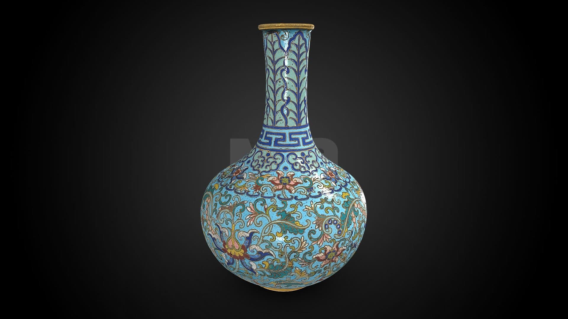 Cloisonné Vase, 18th C CE