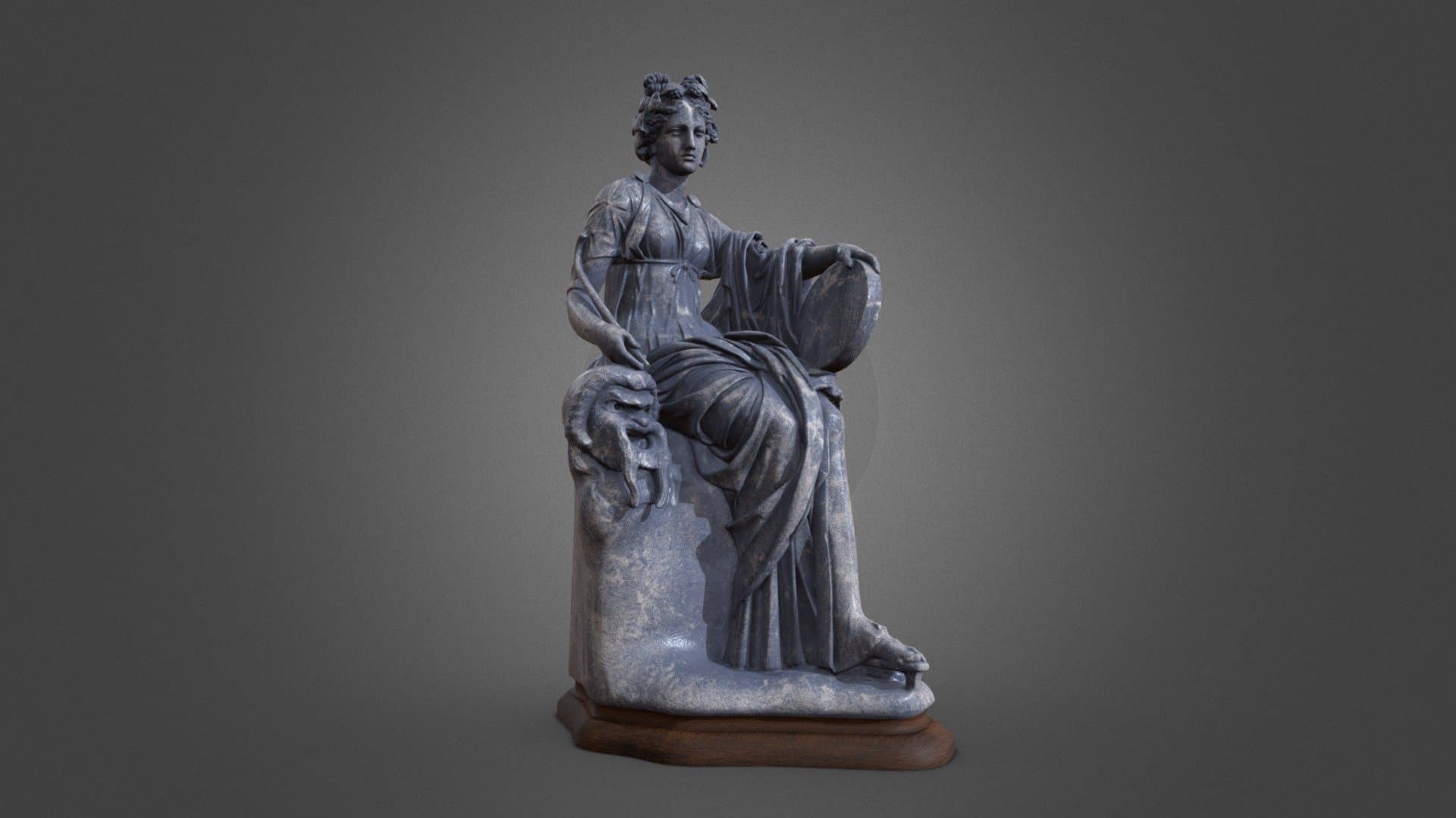 Statue of the Muse Thalia