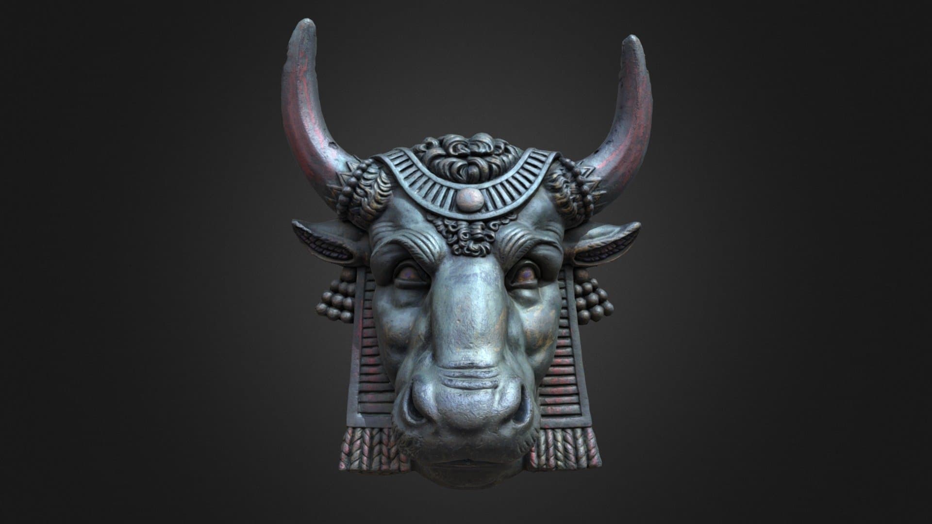Ox head sculpture, Paris