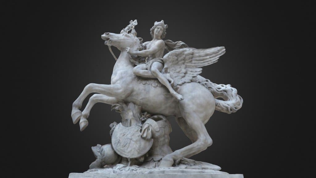 Mercure monté sur Pégase - Louvre Museum
