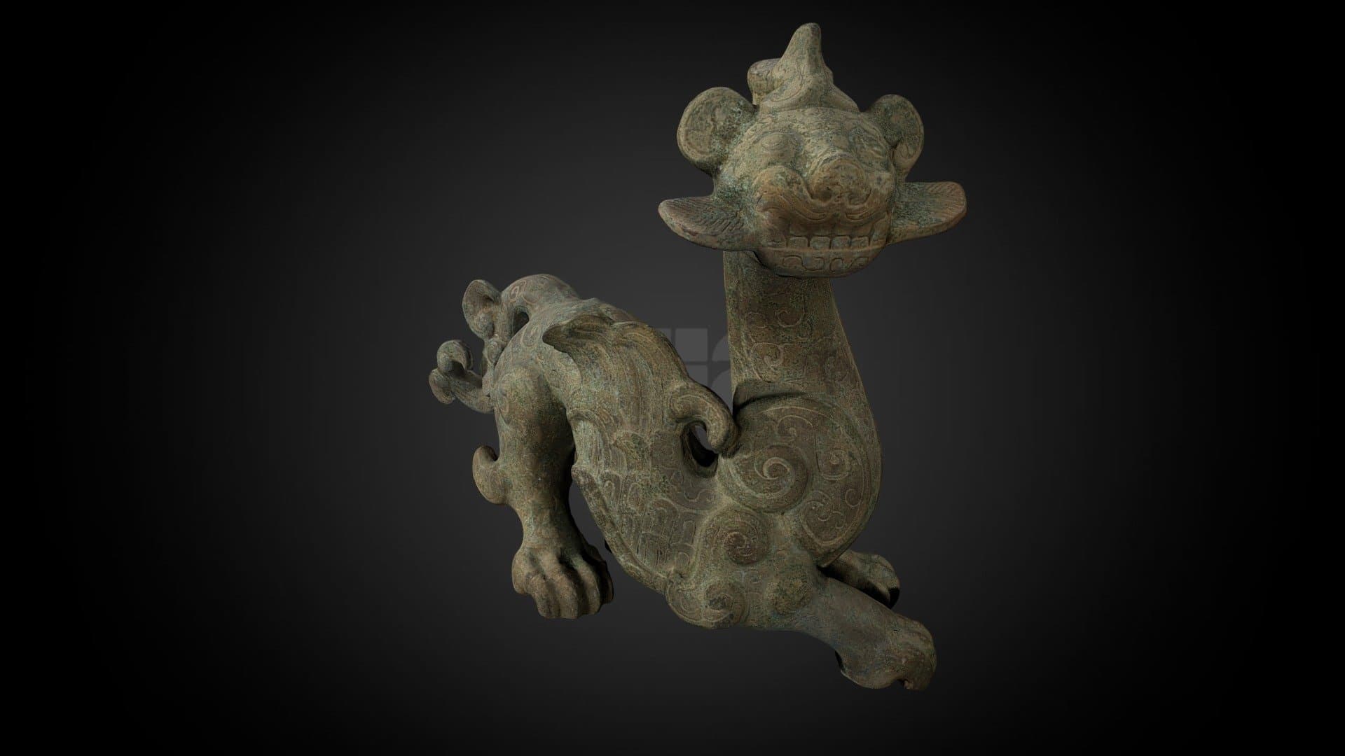 Winged Dragon, one of pair, 5th-4th century BCE