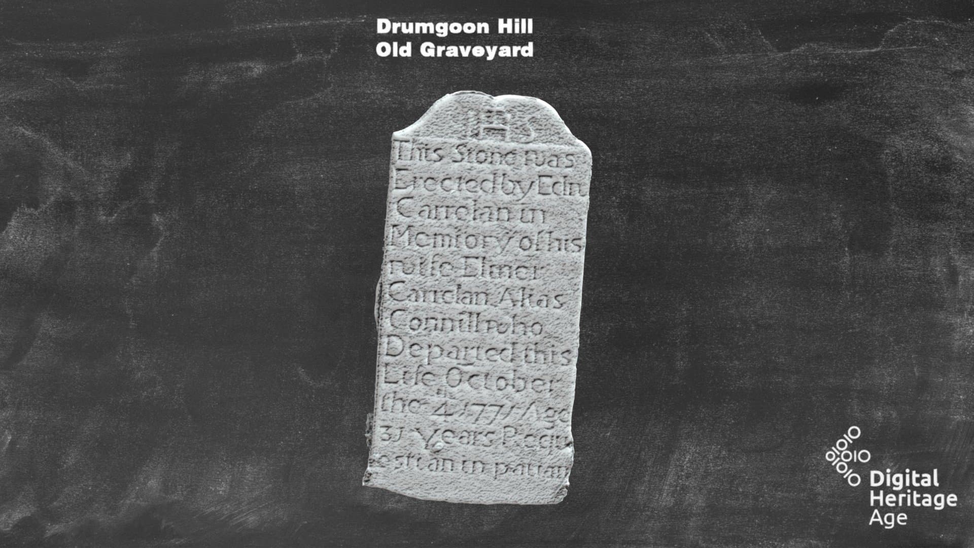 Drumgoon Hill - Old Graveyard Headstone 460