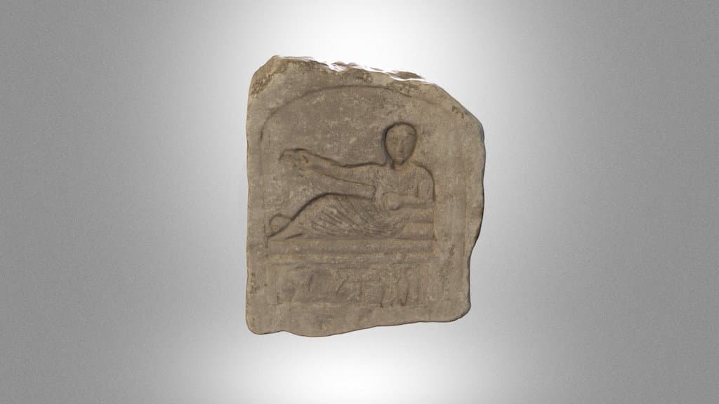 Stela of man from Kom Abou Billou