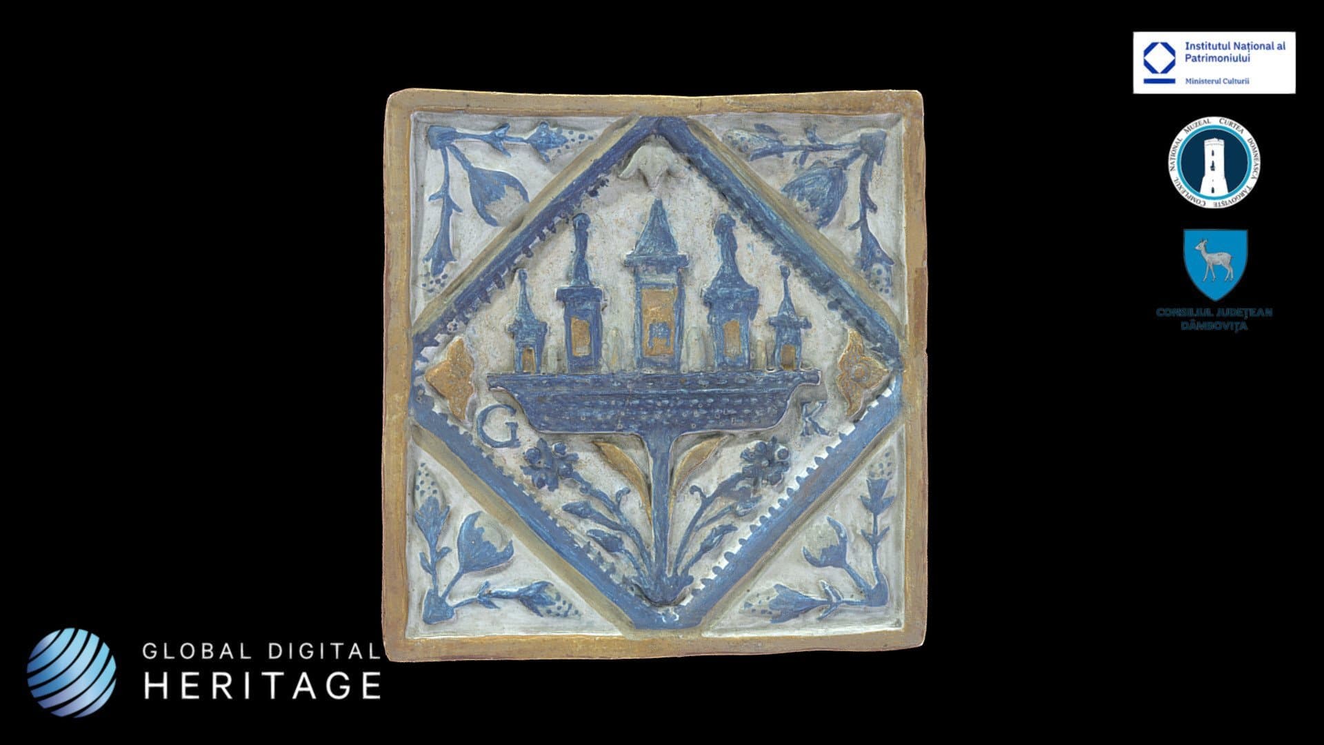 Ceramic stove tile