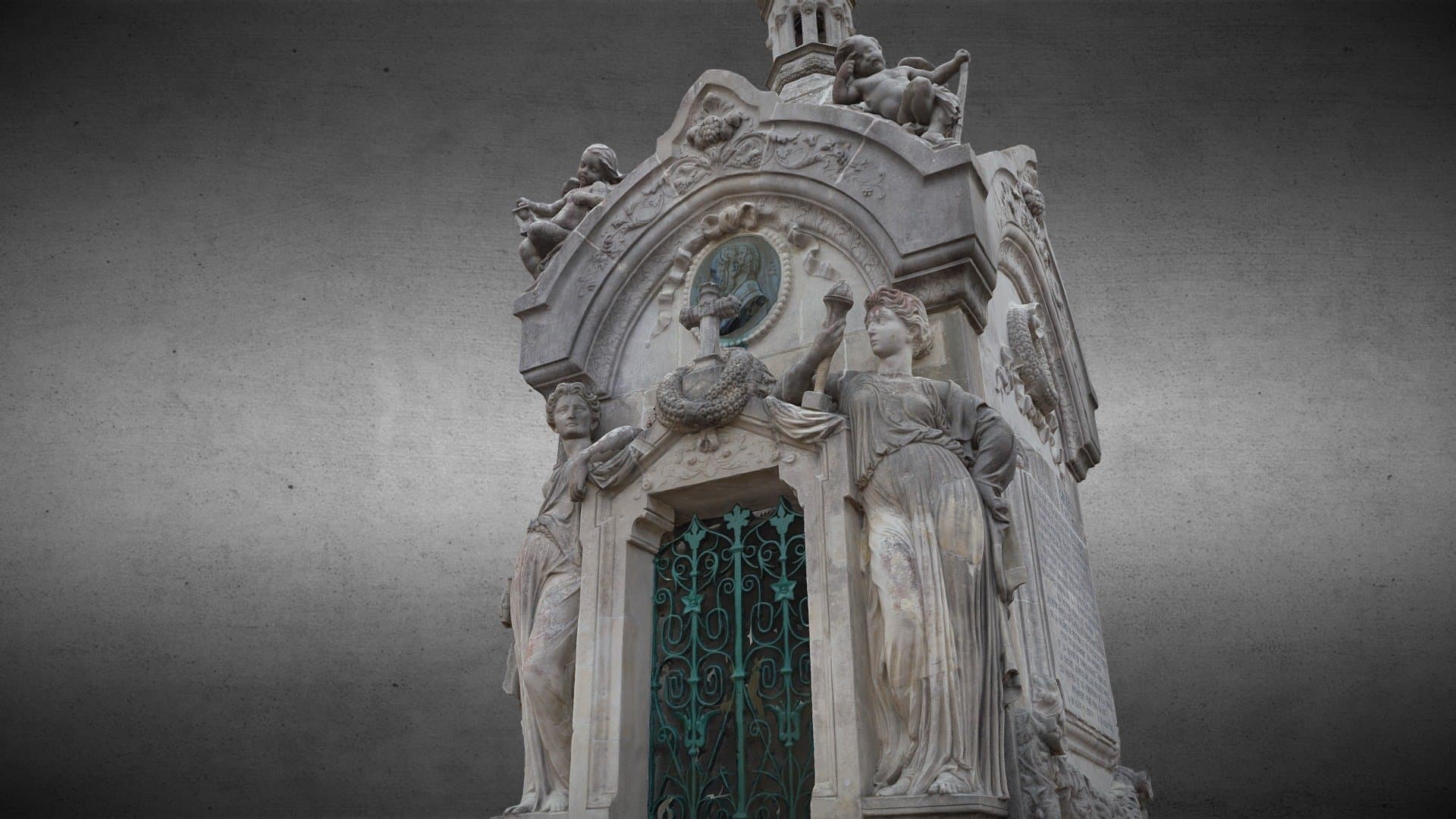 Charles Gille's vault, philanthropist