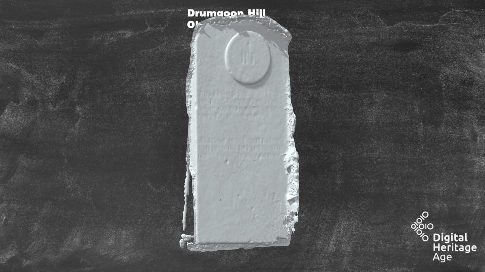 Drumgoon Hill - Old Graveyard Headstone  DGH 301