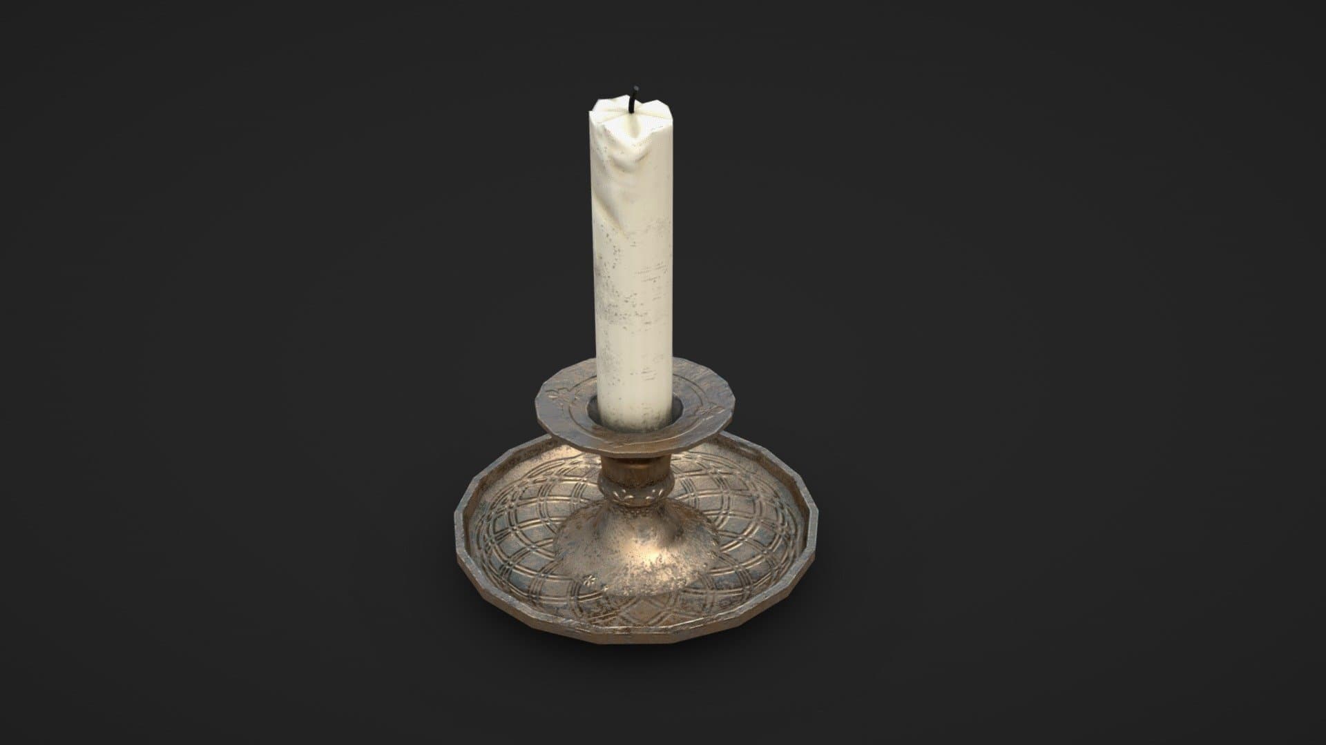 Lowpoly Candle