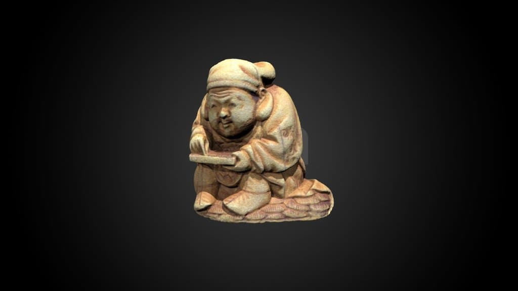 Minneapolis Institute of Art — Daikoku netsuke - scanner testing