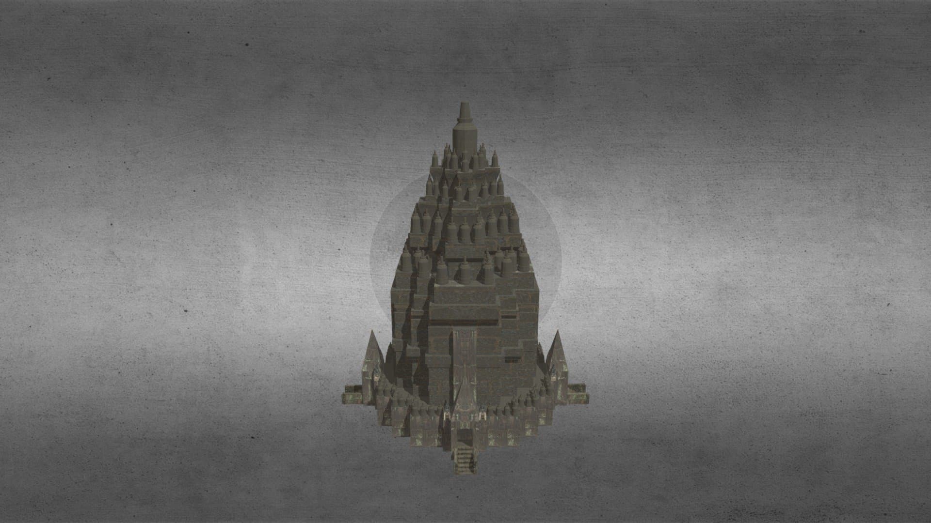 Candi Prambanan low poly