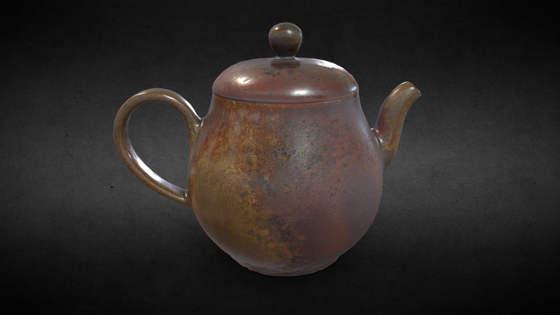A Chinese Tongguan kiln teapot-1