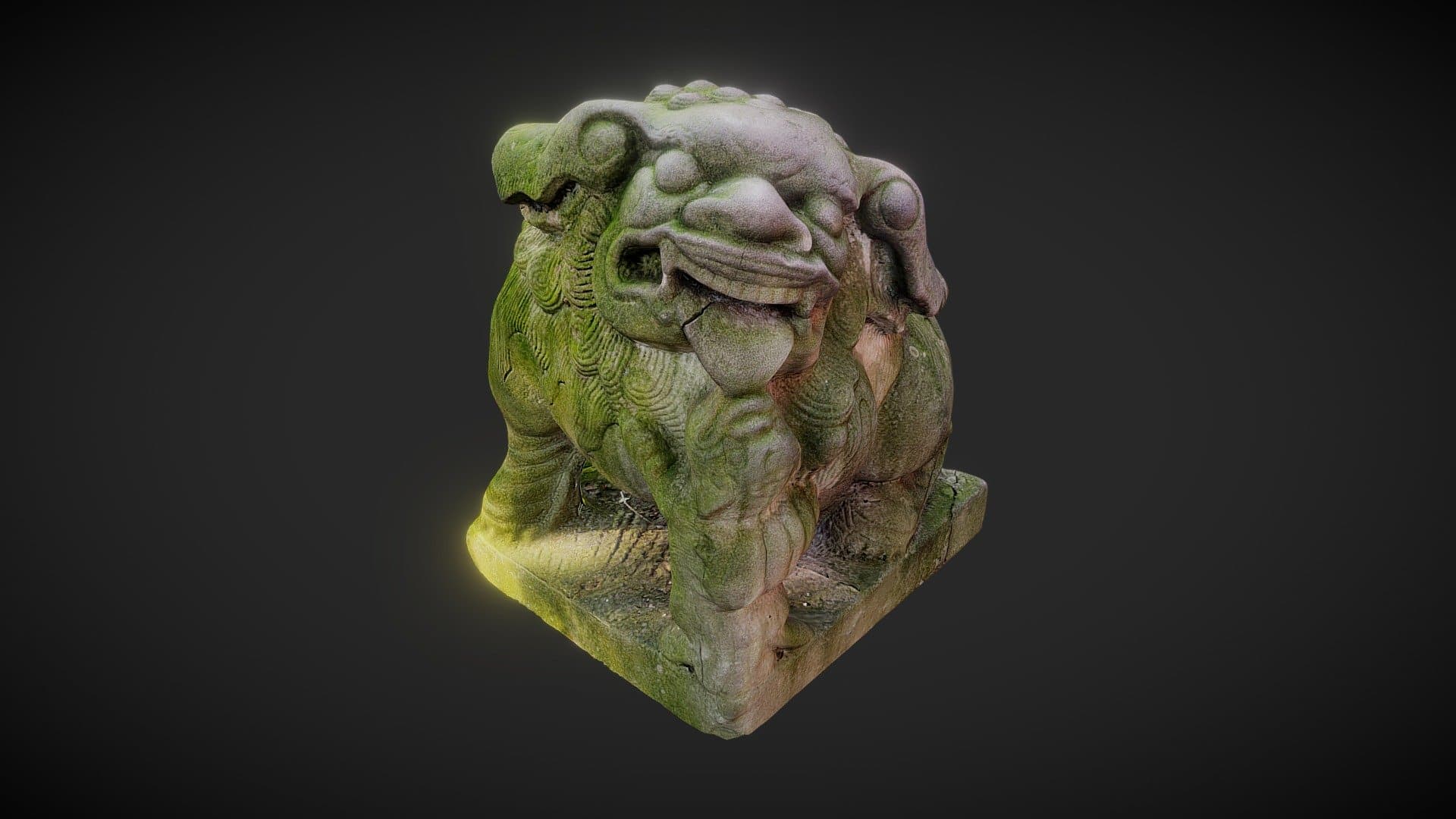 Statue - Temple Wind Lion