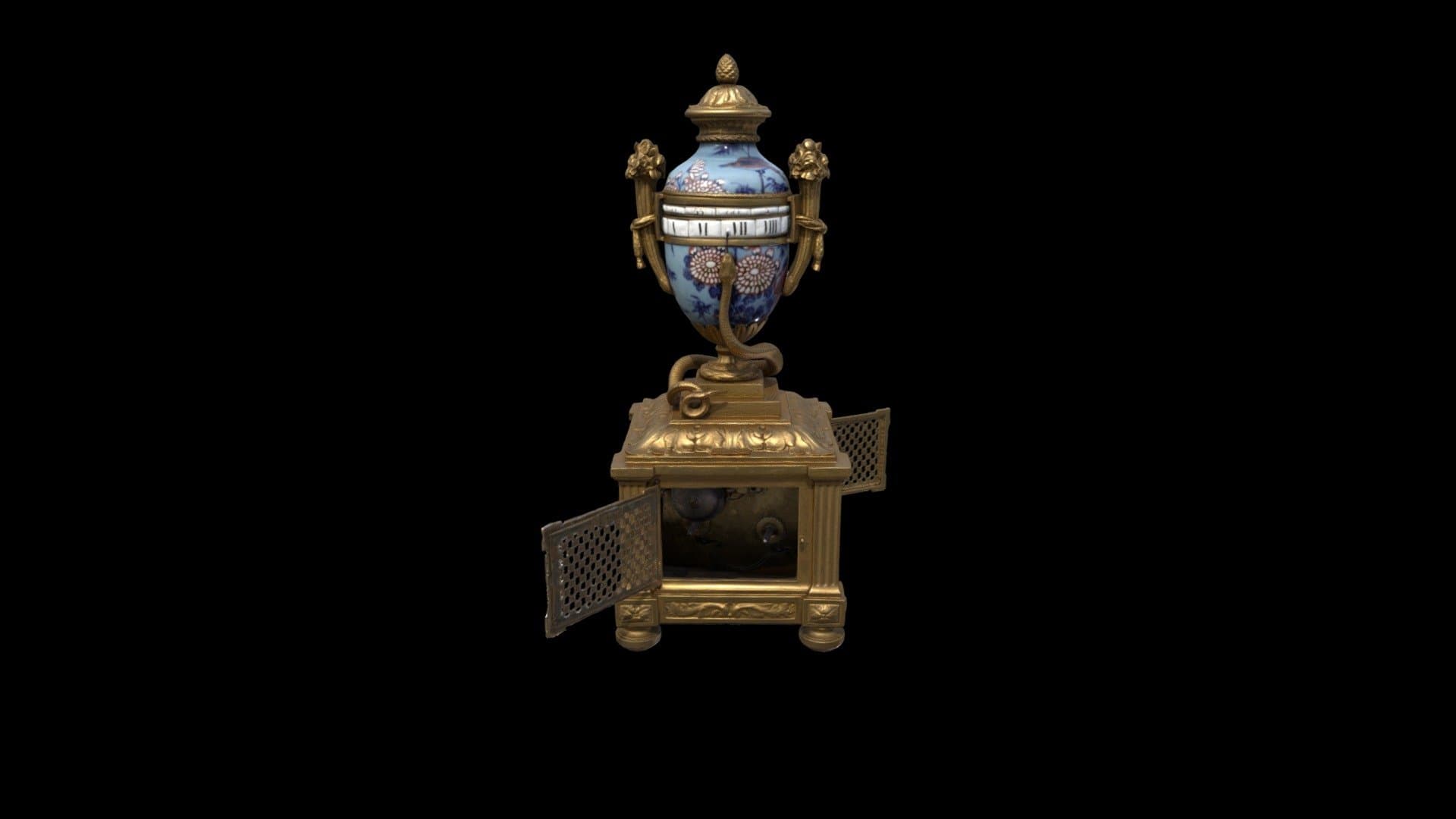 2020.421.1 Clock for a Garniture Set