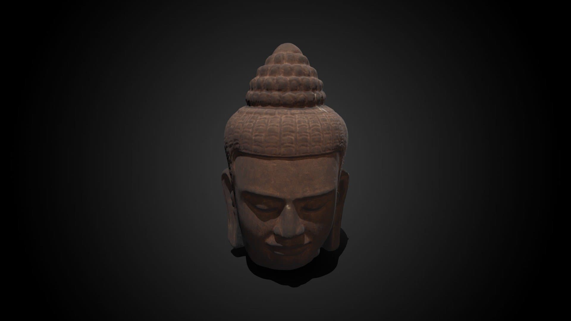 Head of the Buddha, 12th - 13th C CE