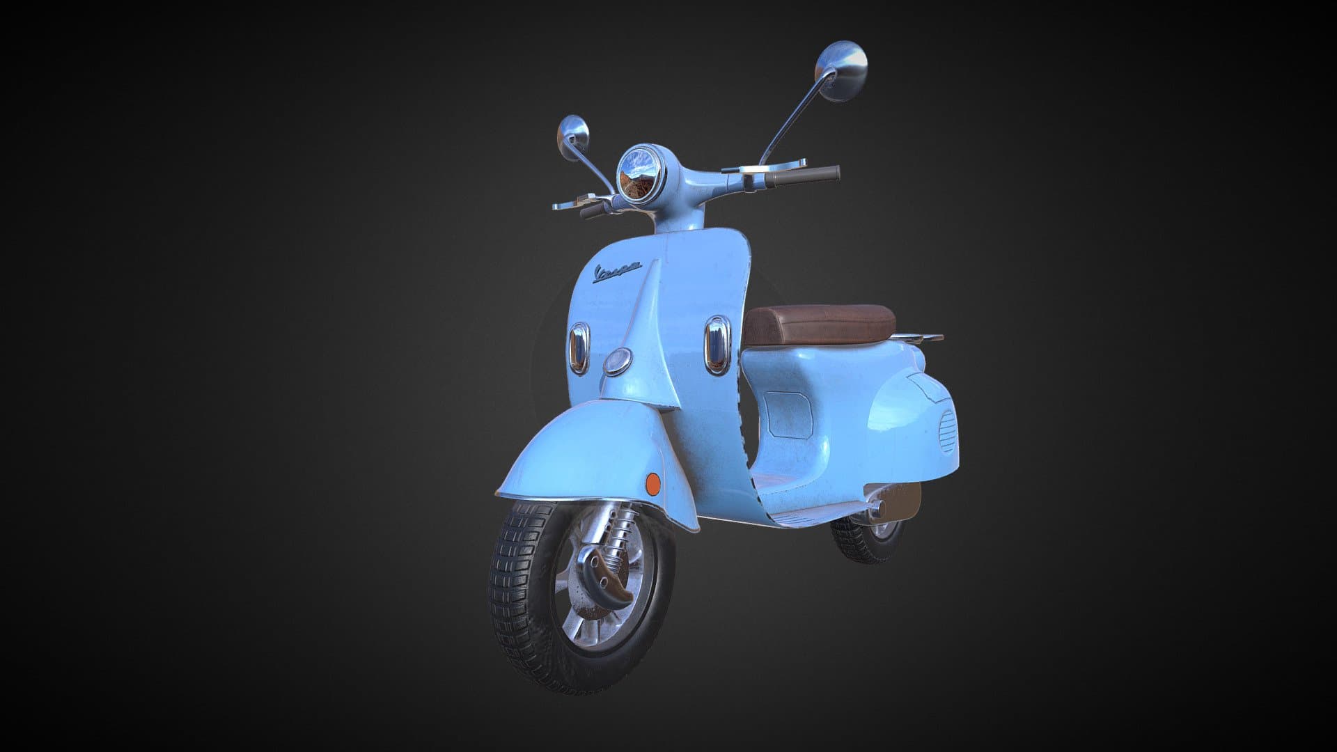 Retro Vespa Scooter
