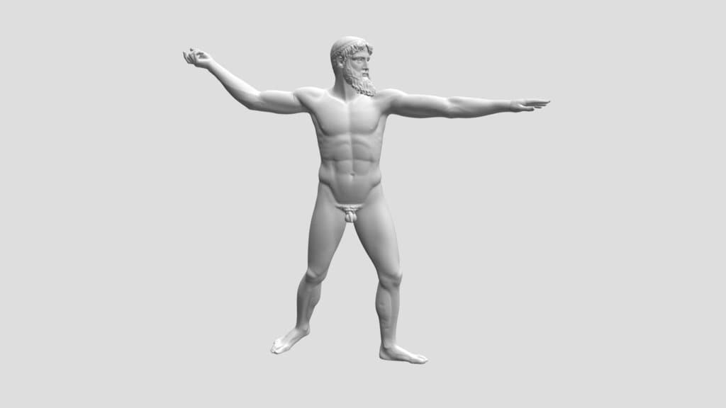 Zeus or Poseidon from the Artemision