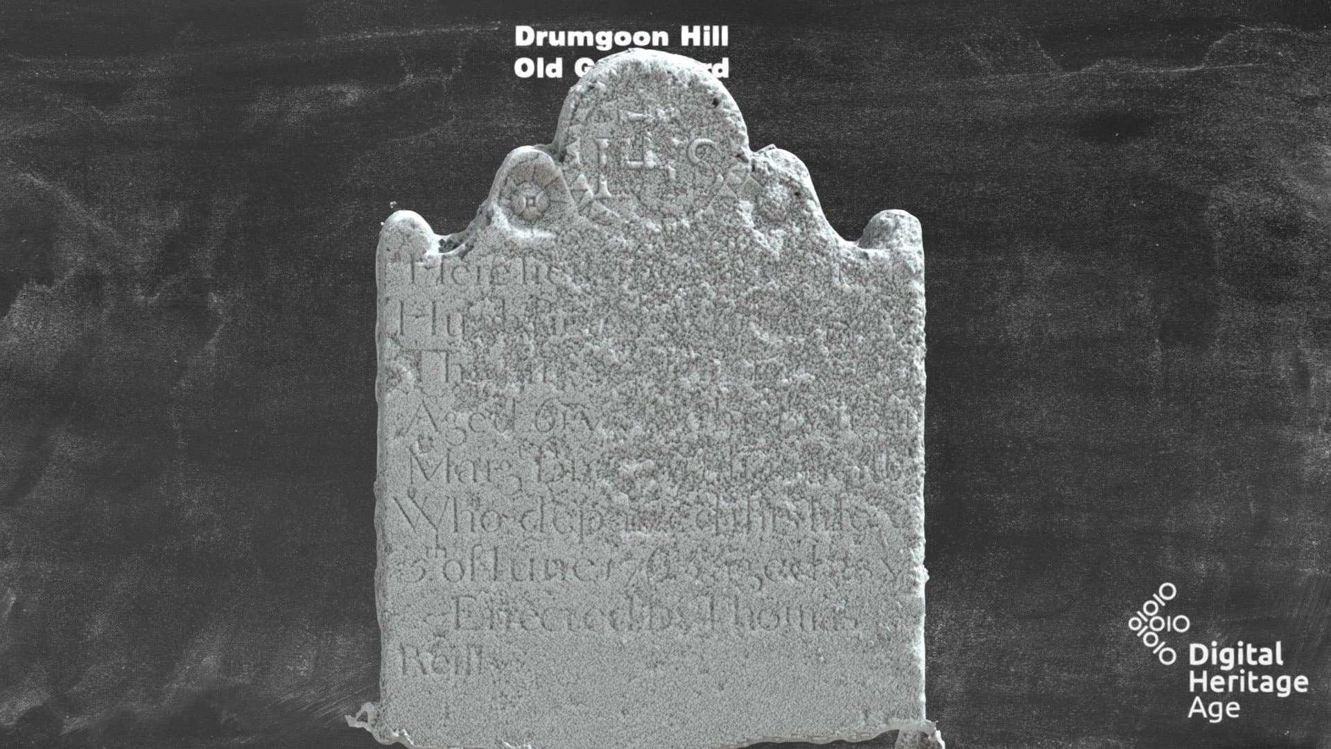 Drumgoon hill - Old Graveyard Headstone 229