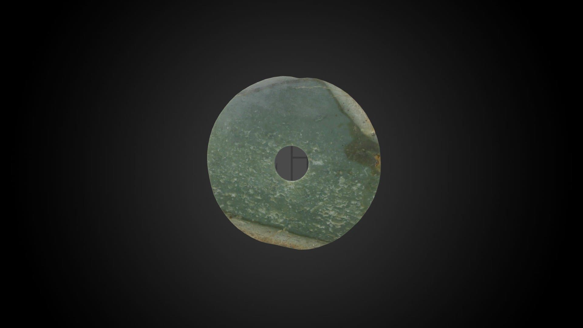 Jade Bi Disc, 1100-771 BCE