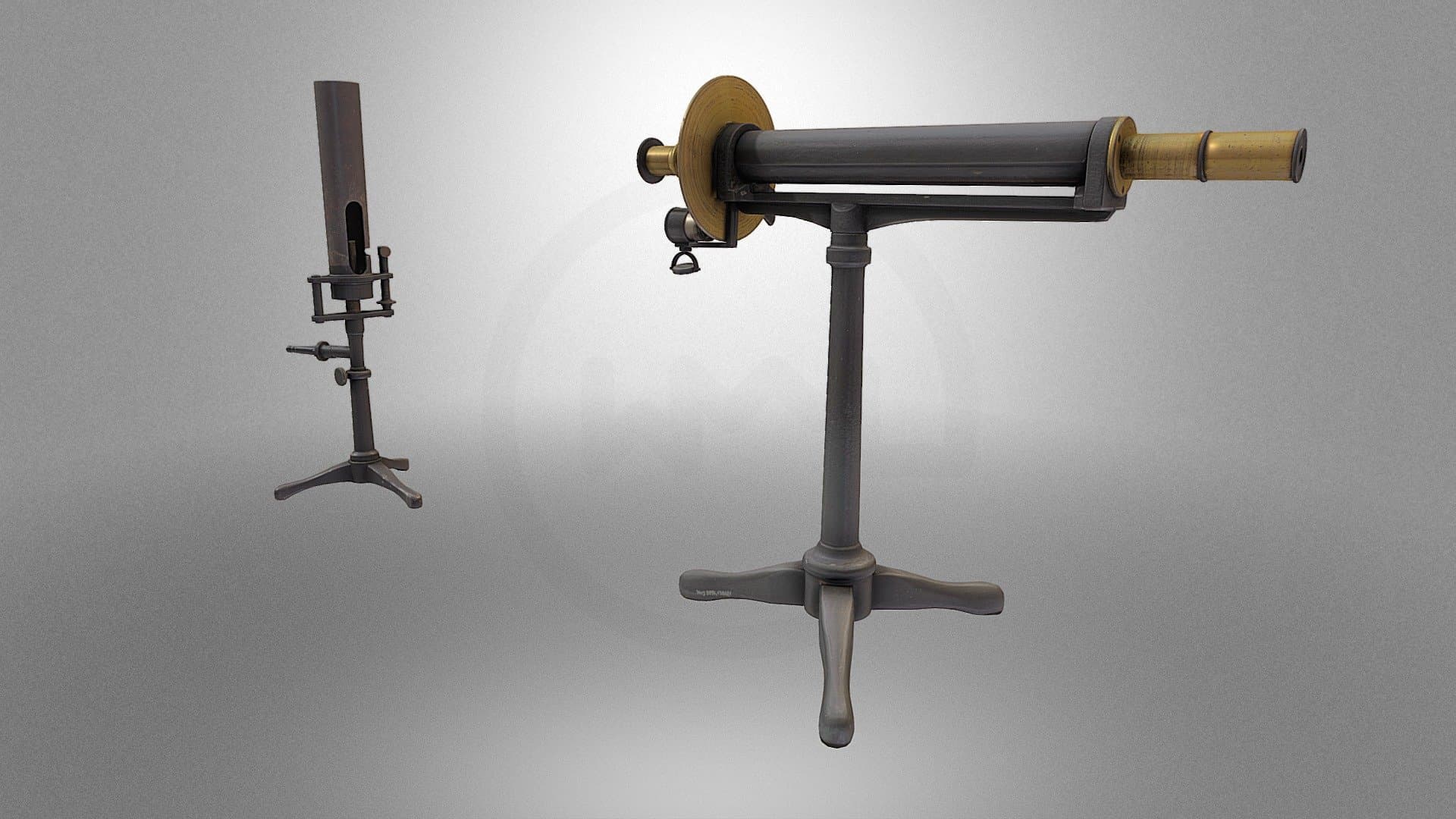 Mitscherlich polarimeter with gas lamp