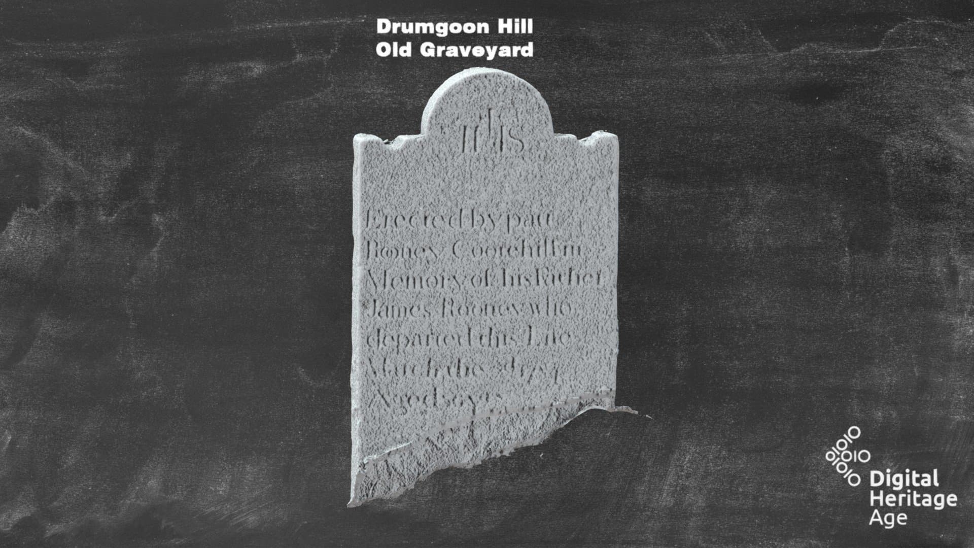 Drumgoon Hill - Old Graveyard Headstone 429